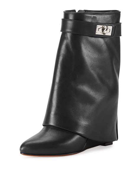 givenchy shark boots wide calf